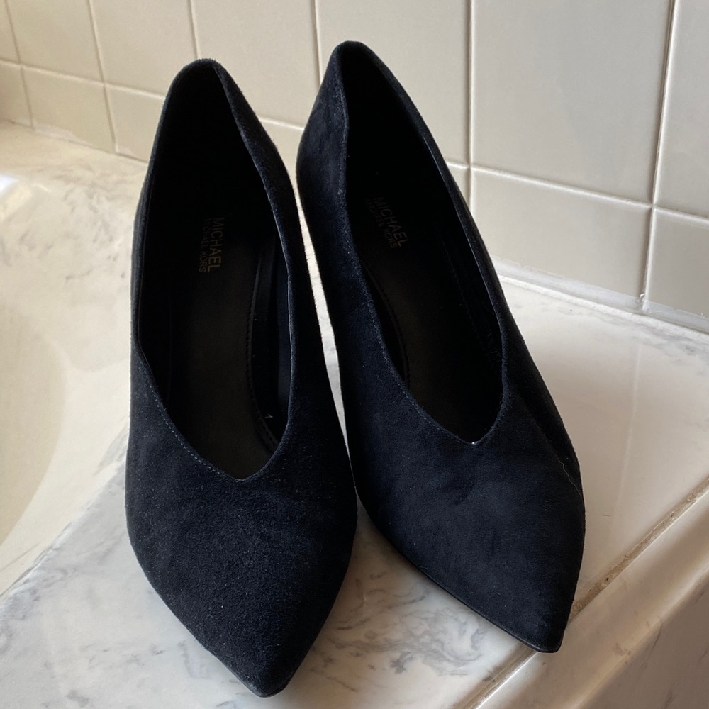 Michael Kors Dark Suede Heels